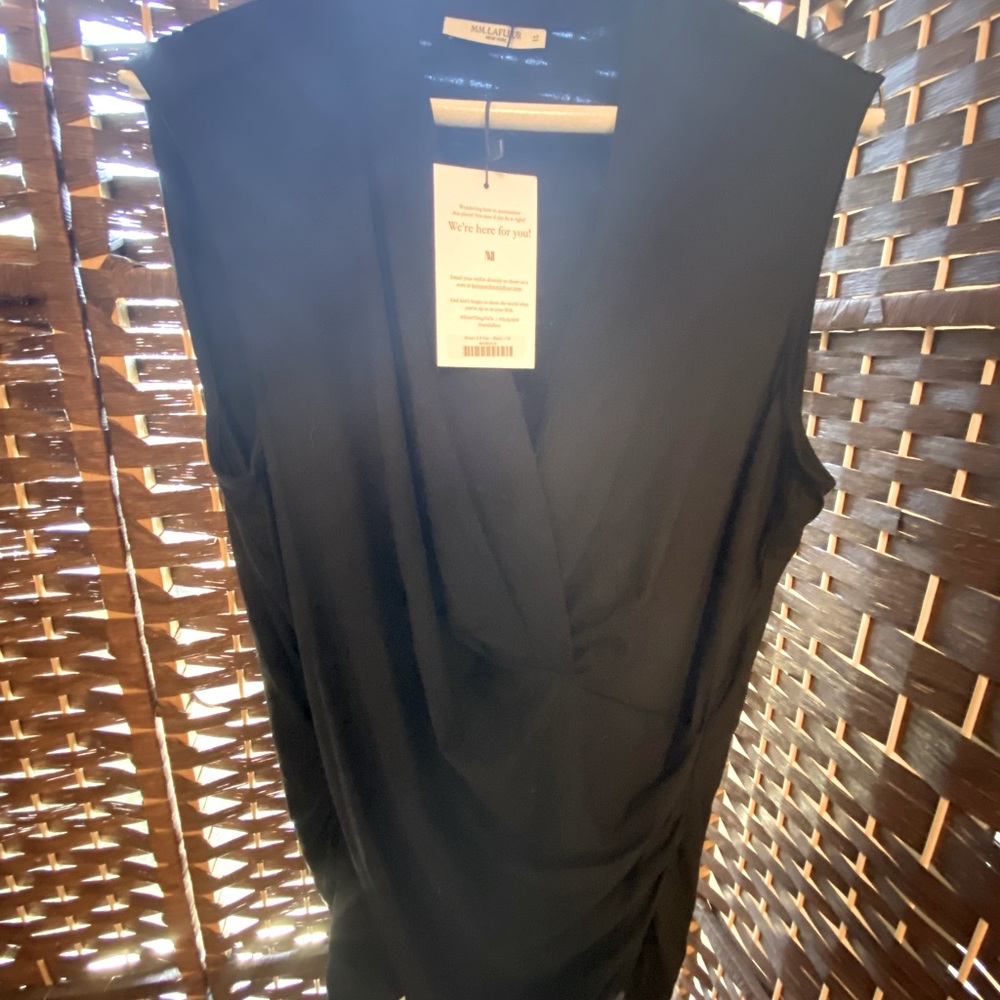 Black Blixen Top Size +1 new with tags